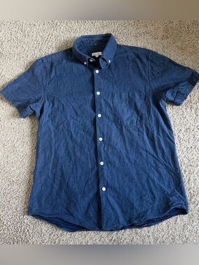 Steven Alan Short Sleeve Pocket Button Down Shirt